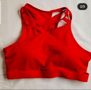 Red nike bra